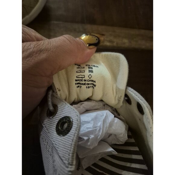 Taos Canvas Lace-Up Sneakers Womens Size 8.5 - Picture 3 of 5